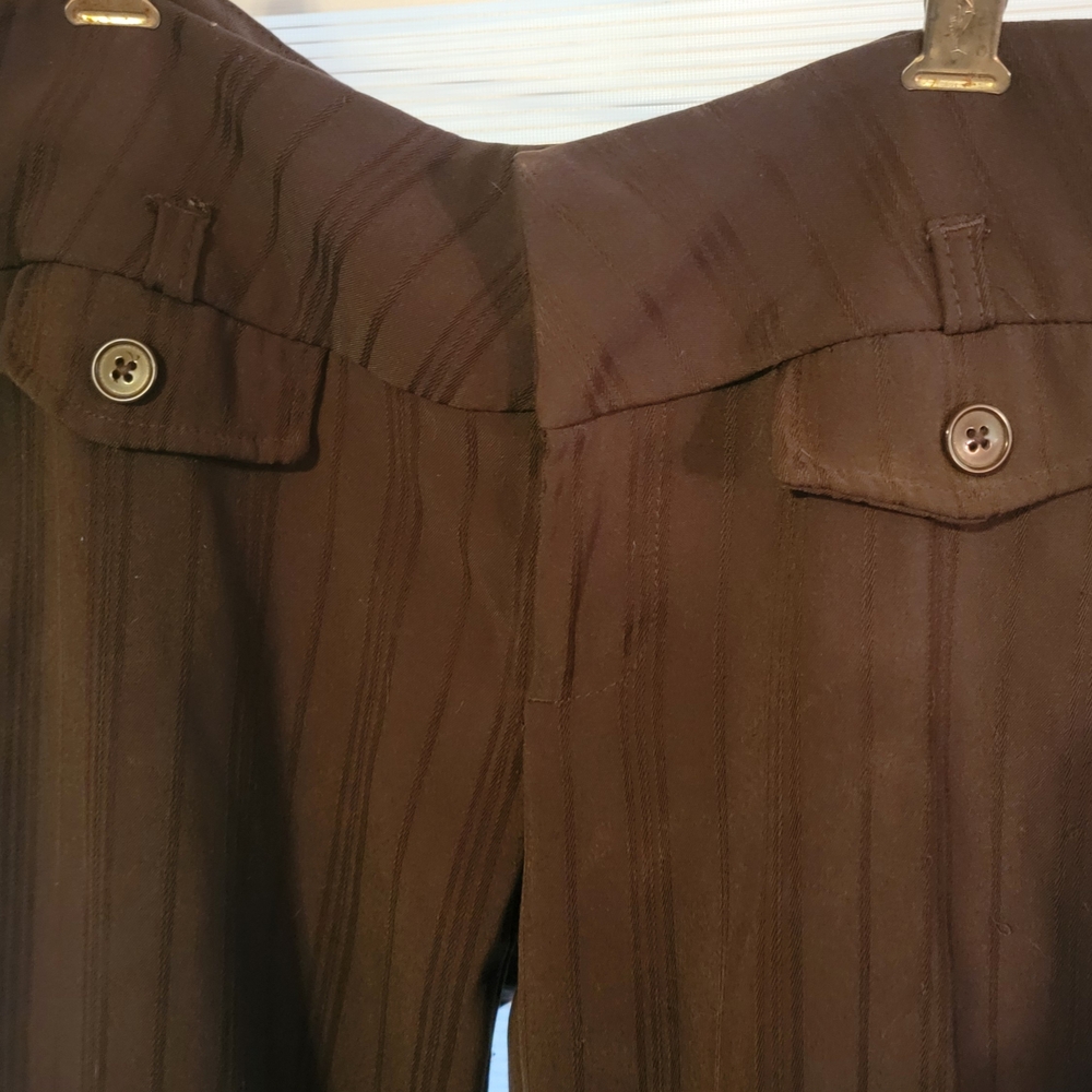 Women's Dark Brown Dress Pants